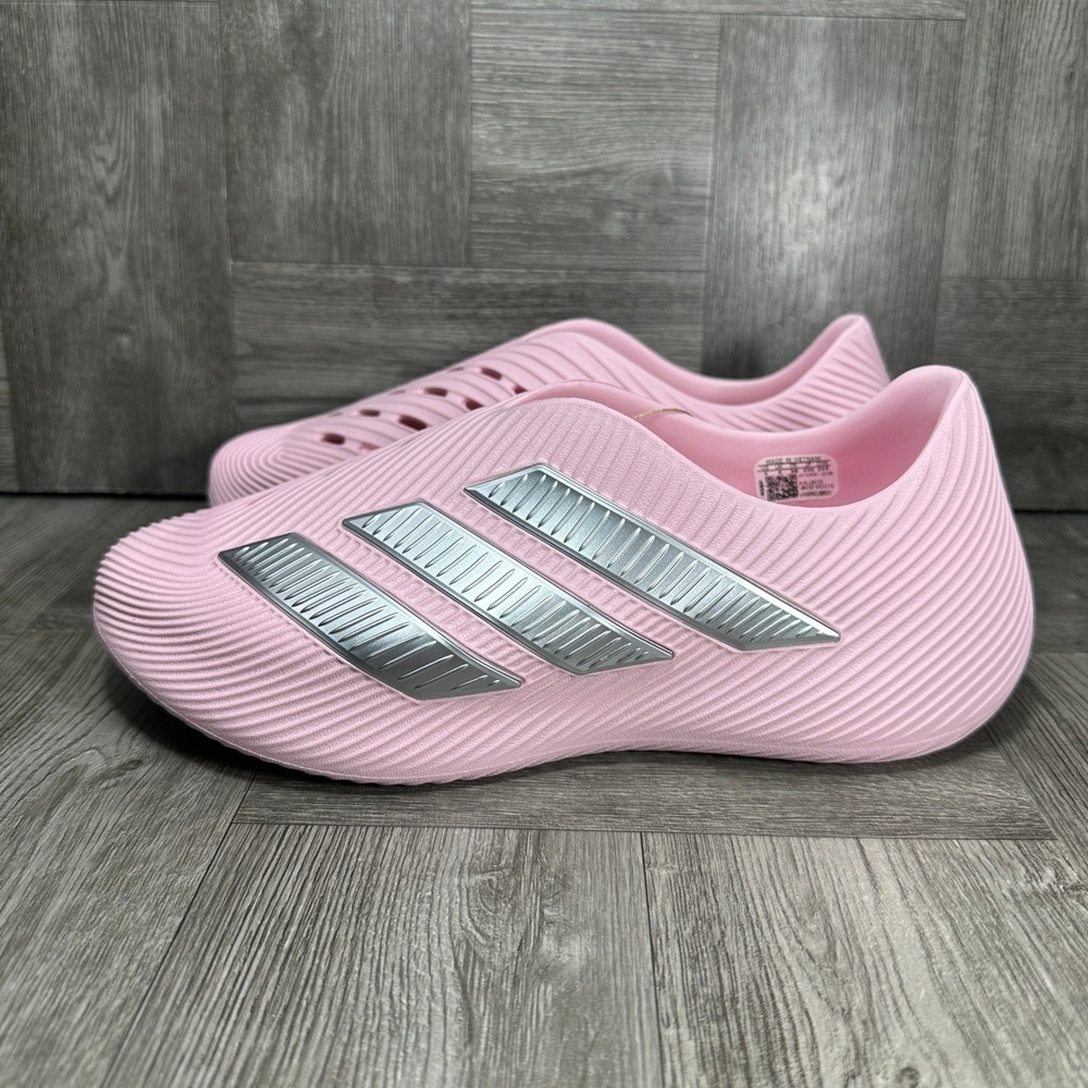 Adidas Purechill XJ Slip-On Sneakers Kids Size 6 Pink Silver KJ8112 NEW - Picture 2 of 9
